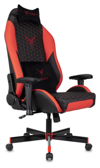 Кресло игровое Knight Neon черный/красный соты эко.кожа с подголов. крестов. металл - купить недорого с доставкой в интернет-магазине