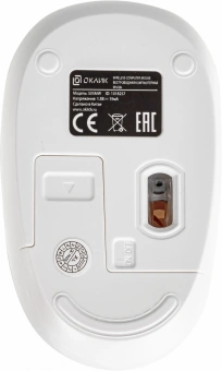Мышь Оклик 505MW белый оптическая 1000dpi беспров. USB для ноутбука 3but (1018257) - купить недорого с доставкой в интернет-магазине