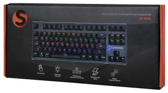 Клавиатура SunWind SW-K900G механическая черный USB Multimedia for gamer LED - купить недорого с доставкой в интернет-магазине