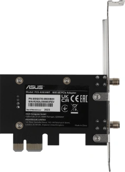 Сетевой адаптер Wi-Fi + Bluetooth Asus PCE-AXE59BT AXE5400 PCI Express x1 2ант. - купить недорого с доставкой в интернет-магазине