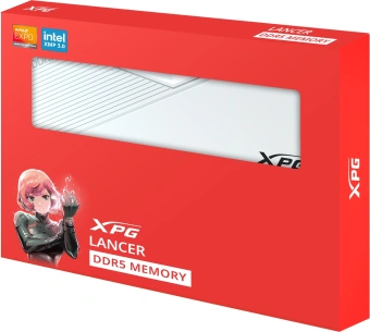 Память DDR5 2x16GB 6400MHz A-Data AX5U6400C3216G-DCLAWH XPG Lancer RTL PC5-51200 CL32 DIMM 288-pin 1.4В kit dual rank с радиатором Ret - купить недорого с доставкой в интернет-магазине