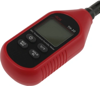 Термогигрометр RGK TH-20 портативный красный/черный (776486) - купить недорого с доставкой в интернет-магазине