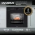 Духовой шкаф Электрический Hyundai HEO 6745 BG черное стекло - купить недорого с доставкой в интернет-магазине