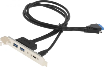 Адаптер USB 2xUSB3.0 1xUSB3.1 Type-C Bulk - купить недорого с доставкой в интернет-магазине