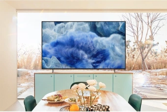 Телевизор QLED Samsung 65" QE65Q8FAAUXRU Series 9 темно-серый/черный 4K Ultra HD 60Hz DVB-T2 DVB-C DVB-S2 USB WiFi Smart TV - купить недорого с доставкой в интернет-магазине