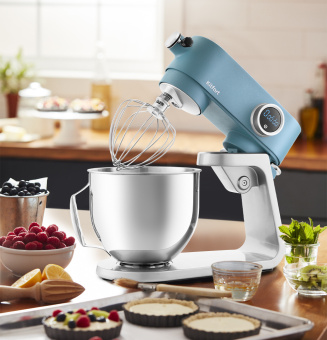 Миксер планетарный Kitfort КТ-1391-2 800Вт синий - купить недорого с доставкой в интернет-магазине