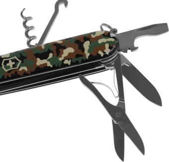 Нож перочинный Victorinox Huntsman (1.3713.94) 91мм 15функц. камуфляж карт.коробка - купить недорого с доставкой в интернет-магазине