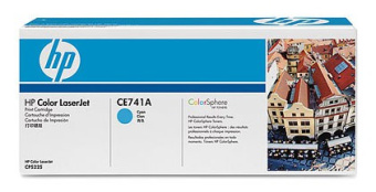 Картридж лазерный HP 307A CE741A голубой (7300стр.) для HP CLJ CP5225 - купить недорого с доставкой в интернет-магазине