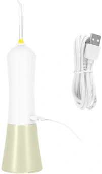 Ирригатор Kitfort КТ-2958-2 портатив. 4насад. зеленый/белый - купить недорого с доставкой в интернет-магазине