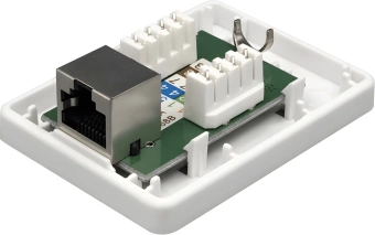 Розетка Suprlan 10-0354-1 наклад.RJ45 1 кат.5E FTP бел. - купить недорого с доставкой в интернет-магазине