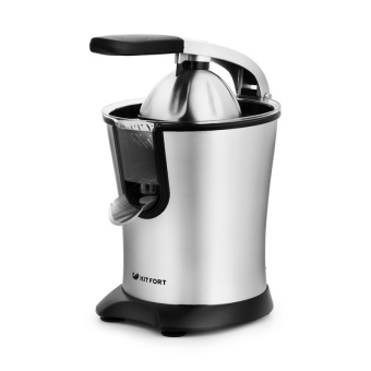 Соковыжималка цитрусовая Kitfort КТ-1108 160Вт серебристый/черный - купить недорого с доставкой в интернет-магазине