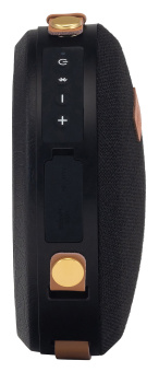 Колонка порт. Hyundai H-PAC500 черный 8W 1.0 BT/3.5Jack 10м 2200mAh - купить недорого с доставкой в интернет-магазине