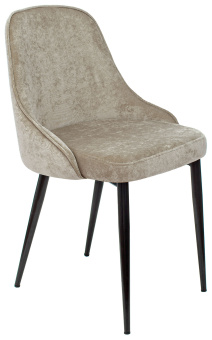 Стул для дома Бюрократ KF-5 песочный Light 21 металл черный на ножках (KF-5/LT21) - купить недорого с доставкой в интернет-магазине