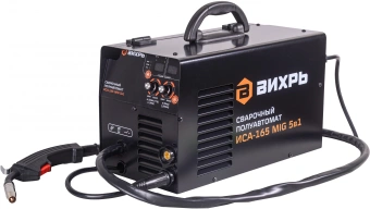 Сварочный полуавтомат Вихрь ИСА-165 MIG инвертор MIG-MAG/FCAW/MMA/Lift TIG 4.4кВт - купить недорого с доставкой в интернет-магазине