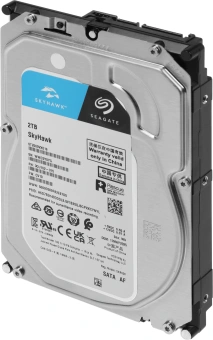 Жесткий диск Seagate SATA-III 2TB ST2000VX016 Surveillance Skyhawk 4KN (5400rpm) 256Mb 3.5" - купить недорого с доставкой в интернет-магазине