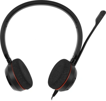 Наушники с микрофоном Jabra Evolve 20 UC Duo черный 1.2м накладные USB оголовье (4999-829-209) - купить недорого с доставкой в интернет-магазине