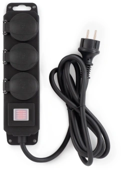 Сетевой фильтр Buro 300MDP-5-B 5м (3 розетки) черный (коробка) - купить недорого с доставкой в интернет-магазине