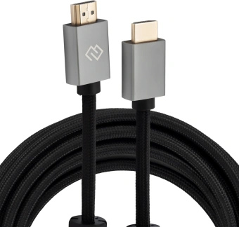 Кабель аудио-видео Digma HDMI (m)/HDMI (m) 5м. феррит.кольца позолоч.конт. черный (D-HDMI-2FF-V2.0-5M) - купить недорого с доставкой в интернет-магазине