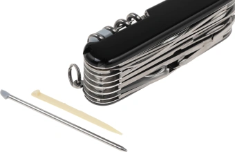 Нож перочинный Victorinox SwissChamp (1.6795.3) 91мм 33функц. черный карт.коробка - купить недорого с доставкой в интернет-магазине