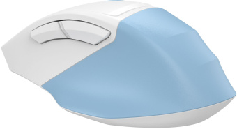 Мышь A4Tech Fstyler FM45S Air голубой/белый оптическая 2400dpi silent USB 7but (FM45S AIR USB (LCY BLUE)) - купить недорого с доставкой в интернет-магазине