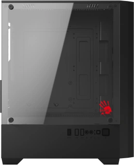 Корпус Bloody CC-124 черный без БП mATX 8x120mm 2xUSB2.0 1xUSB3.0 audio bott PSU - купить недорого с доставкой в интернет-магазине