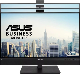 Монитор Asus 27" Business BE27ACSBK черный IPS LED 16:9 HDMI M/M Cam матовая HAS Piv 350cd 178гр/178гр 2560x1440 60Hz DP WQ USB 8.6кг - купить недорого с доставкой в интернет-магазине