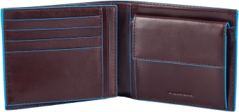 Кошелек мужской Piquadro Blue Square PU1240B2R/MO коричневый натур.кожа - купить недорого с доставкой в интернет-магазине