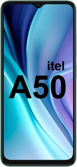 Смартфон Itel A667LP A50 64Gb 3Gb зеленый моноблок 3G 4G 2Sim 6.56" 720x1612 Android 14 8Mpix 802.11 b/g/n GPS GSM900/1800 GSM1900 TouchSc A-GPS microSD max512Gb - купить недорого с доставкой в интернет-магазине