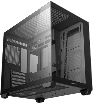 Корпус Deepcool CG530 черный без БП ATX 10x120mm 4x140mm 1xUSB2.0 2xUSB3.0 audio bott PSU - купить недорого с доставкой в интернет-магазине
