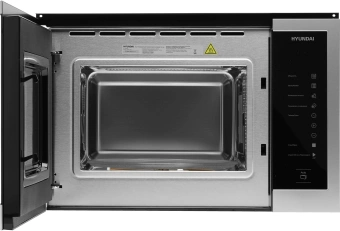 Микроволновая печь Hyundai HBW 2560 IX 25л. 900Вт черный (встраиваемая) - цена, купить или заказать с доставкой в интернет-магазине Микроволновая печь Hyundai HBW 2560 IX 25л. 900Вт черный (встраиваемая) - купить недорого с доставкой в интернет-магазине