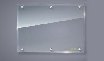 Доска стеклянная Cactus CS-GBD-90x120-TR стеклянная прозрачный 90x120см стекло - купить недорого с доставкой в интернет-магазине