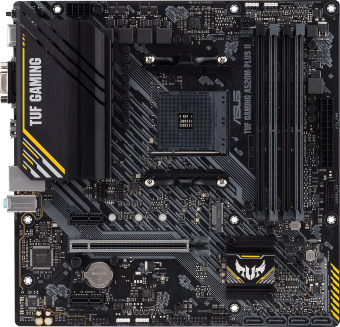 Материнская плата Asus TUF GAMING A520M-PLUS II Soc-AM4 AMD A520 4xDDR4 mATX AC`97 8ch(7.1) GbLAN RAID+VGA+HDMI+DP - купить недорого с доставкой в интернет-магазине