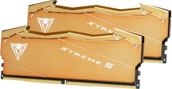 Память DDR5 2x16GB 6400MHz Patriot VXA532G6432K Viper Xtreme 5 RTL Gaming PC5-51200 CL32 DIMM 288-pin 1.4В с радиатором Ret - купить недорого с доставкой в интернет-магазине