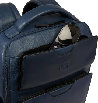 Рюкзак мужской Piquadro Ael CA6923S142/BLU синий натур.кожа - купить недорого с доставкой в интернет-магазине