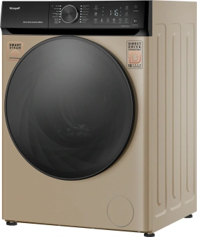 Стиральная машина Weissgauff WM 59411 Direct Drive Inverter Steam Champagne класс: A+++ загр.фронтальная макс.:11кг золотистый инвертор - купить недорого с доставкой в интернет-магазине