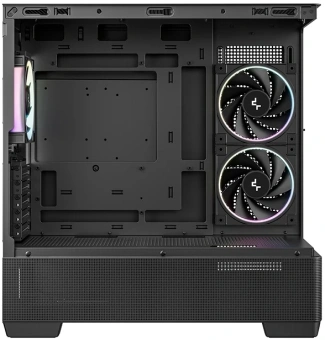 Корпус Deepcool CG380U 3F черный без БП mATX 6x120mm 3x140mm 2xUSB3.0 audio bott PSU - купить недорого с доставкой в интернет-магазине
