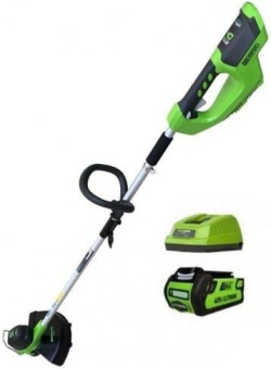 Триммер электрический Greenworks G40LTK2 аккум. неразбор.штан. реж.эл.:леска - купить недорого с доставкой в интернет-магазине