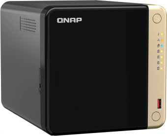 Сетевое хранилище NAS Qnap Original TS-464-8G 4-bay настольный Celeron N5095 - купить недорого с доставкой в интернет-магазине