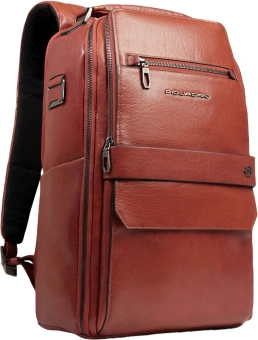 Рюкзак мужской Piquadro Solm CA7022S141/CU табачный натур.кожа - купить недорого с доставкой в интернет-магазине