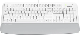 Клавиатура A4Tech Fstyler FK20 белый USB Multimedia (подставка для запястий) (FK20) кабель 1.5м - купить недорого с доставкой в интернет-магазине