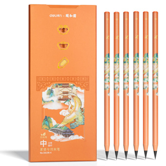 Карандаш ч/г Deli 58199-4 Summer Palace (10шт) - купить недорого с доставкой в интернет-магазине