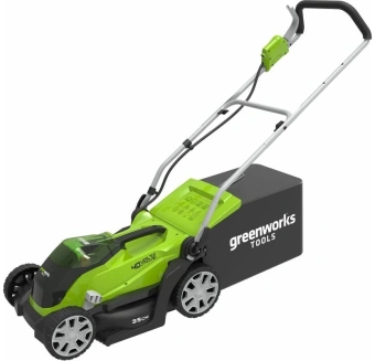 Газонокосилка роторная Greenworks G40LM35 (2501907) - купить недорого с доставкой в интернет-магазине