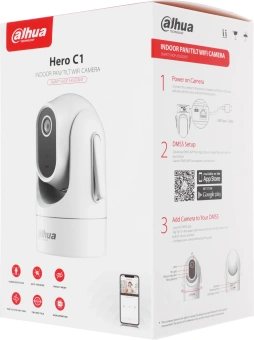 Камера видеонаблюдения IP Dahua DH-SD-H2C-0400B Wi-Fi 4-4мм цв. корп.:белый - купить недорого с доставкой в интернет-магазине