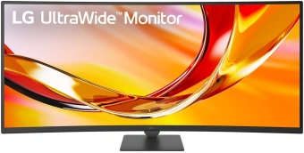 Монитор LG 34" UltraWide 34U620B-B черный VA LED 21:9 HDMI матовая HAS 4000:1 300cd 178гр/178гр 3440x1440 144Hz FreeSync Premium DP Ultra WQHD 7.7кг - купить недорого с доставкой в интернет-магазине