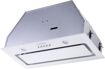 Вытяжка встраиваемая Maunfeld Trapeze 601GG белый управление: кнопочное (1 мотор) - купить недорого с доставкой в интернет-магазине
