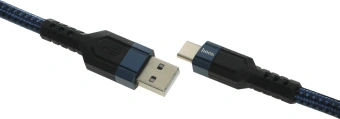 Кабель Hoco U110 70615 USB (m)-USB Type-C (m) 1.2м синий - купить недорого с доставкой в интернет-магазине