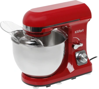 Миксер планетарный Kitfort КТ-1324-1 1000Вт красный - купить недорого с доставкой в интернет-магазине