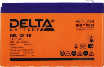 Батарея для ИБП Delta GEL 12-15 12В 15Ач - купить недорого с доставкой в интернет-магазине