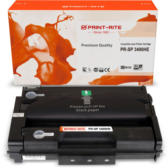 Картридж лазерный Print-Rite TFR449BPU1J PR-SP3400HE SP 3400HE черный (5000стр.) для Ricoh Aficio SP 3400/3410/3410dn;SP 3510/3510dn - купить недорого с доставкой в интернет-магазине