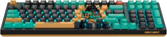 Клавиатура A4Tech AT98 Renegade черный/зеленый USB for gamer LED (AT98) кабель 1.8м - купить недорого с доставкой в интернет-магазине